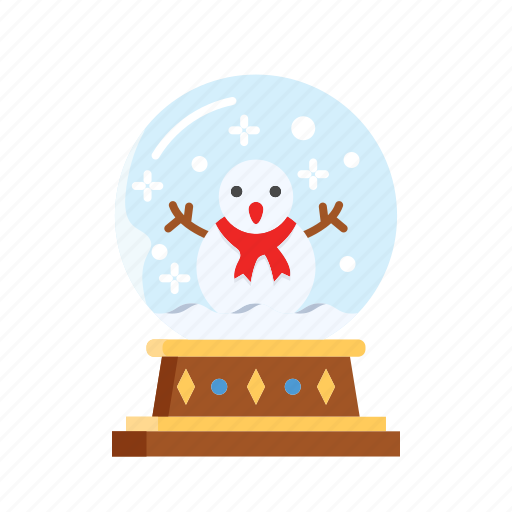 Christmas, decoration, glass, globe, snowman, xmas icon - Download on Iconfinder