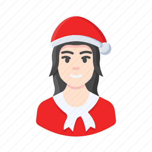 Avatar, christmas, female, girl, woman, xmas icon - Download on Iconfinder