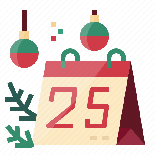 Calendar, christmas, xmas, day, decoration icon - Download on Iconfinder