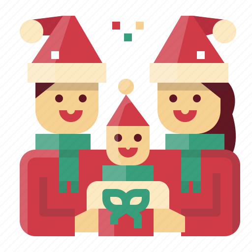Christmas, family, child, parent, people icon - Download on Iconfinder