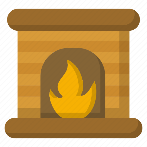 Burning, fireplace, fire, flame, light icon - Download on Iconfinder