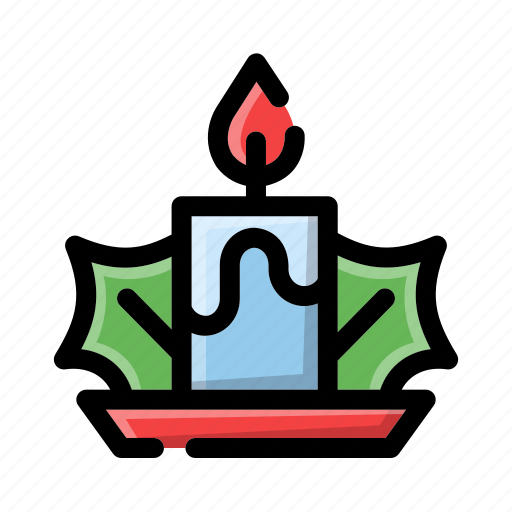 Candle, light, fire, christmas, object, candlelight, candlestick icon - Download on Iconfinder