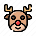 reindeer, deer, christmas, winter, animal, wildlife, nature