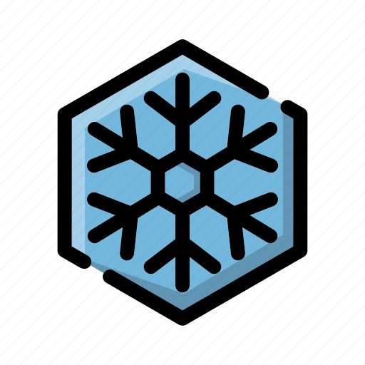 Snowflake, snow, winter, weather, ice, nature, freeze icon - Download on Iconfinder