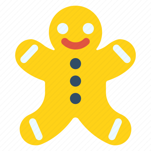 Gingerbread, christmas, cookie, baked, dessert, snack, bakery icon - Download on Iconfinder