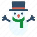 snowman, christmas, winter, snow, decoration, snowy, creation