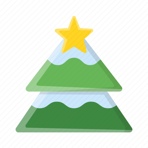 Christmas, tree, decoration, winter, star, holiday, nature icon - Download on Iconfinder