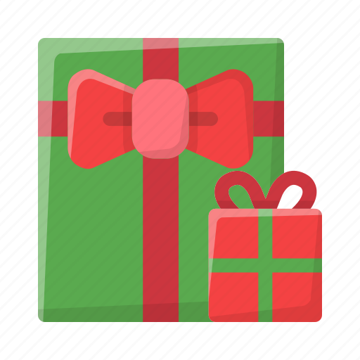 Christmas, present, gift, box, celebration, ribbon, bow icon - Download on Iconfinder
