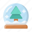 snow, globe, winter, holiday, decoration, gift, ornament 
