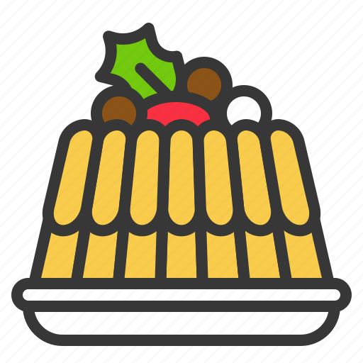 Christmas, dessert, food, jelly, pudding, sweets icon - Download on Iconfinder