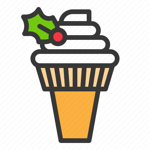 Christmas, food, ice cream, soft serve, sweets icon - Download on Iconfinder