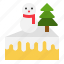 cake, christmas, dessert, piece of cake, sweets 