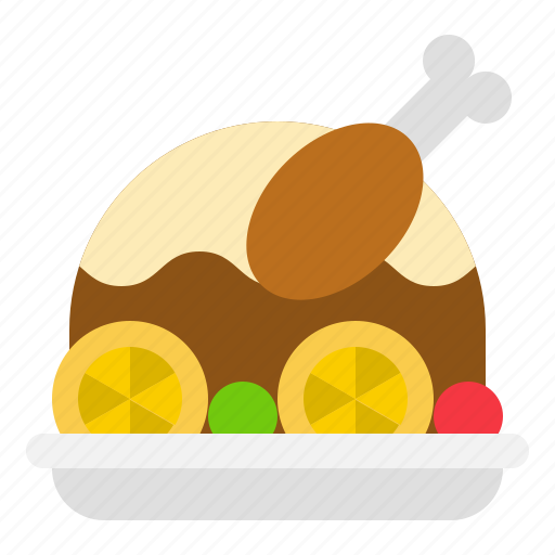 Christmas, meat, roast chicken, sweets, turkey icon - Download on Iconfinder