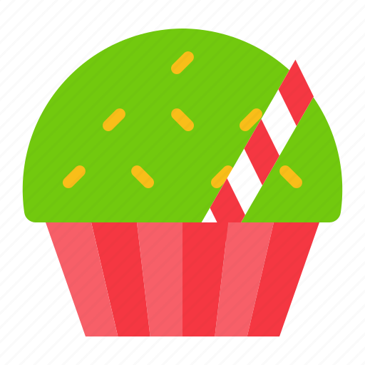 Bakery, cupcake, food, muffin, sweets, xmas icon - Download on Iconfinder