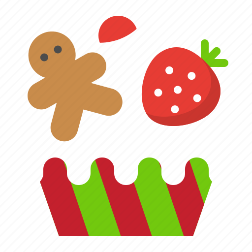 Bakery, cupcake, food, muffin, sweets, xmas icon - Download on Iconfinder