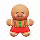 gingerbread, christmas, food, biscuit, cookie