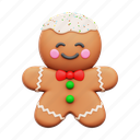 gingerbread, food, cookie, christmas, biscuit