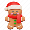gingerbread, food, cookie, sweet, christmas 