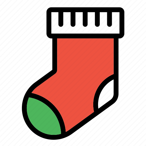 Sock, christmas, present, fireplace, clothing, chimney, winter icon - Download on Iconfinder