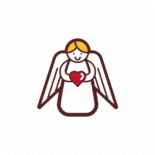 Angel, christmas, decoration, heart, love icon - Download on Iconfinder