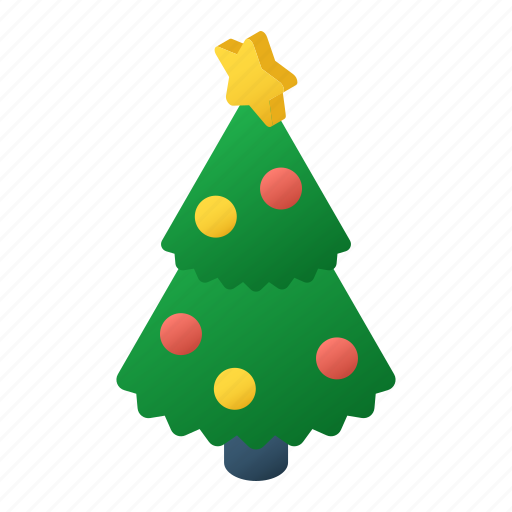 Christmas, tree, decoration, xmas, traditional, festive, pine tree icon - Download on Iconfinder