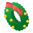 christmas, wreath, garland, decoration, festive, xmas, ornament 