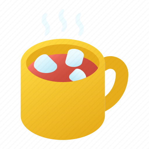 Hot chocolate, marshmollow, drink, cocoa, beverage, christmas, cafe icon - Download on Iconfinder