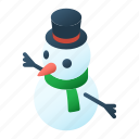 snowman, christmas, winter, snow, decoration, snowy, creation 