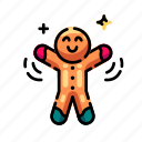 gingerbread, gingerbread man, winter, christmas, xmas, merry
