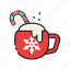 christmas, mug, drink, glass 