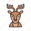 christmas, deer, animal, wild 