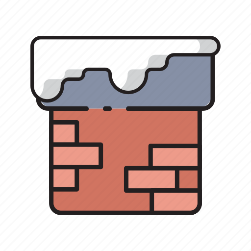 Christmas, chimney, fireplace, bricks icon - Download on Iconfinder