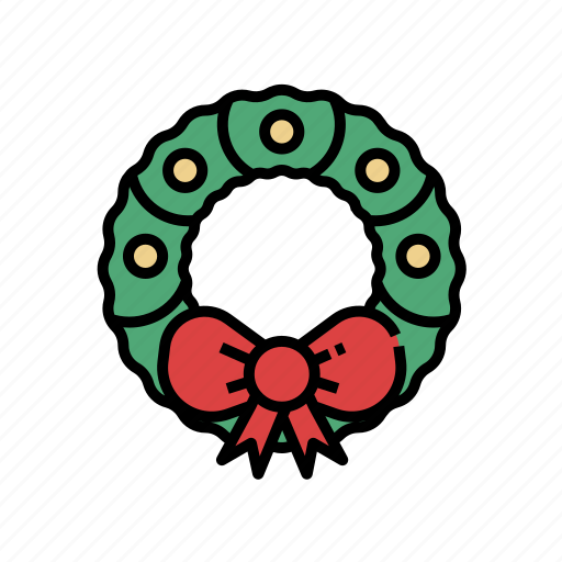 Christmas, christmas wreath, decoration, winter, wreath, xmas icon - Download on Iconfinder
