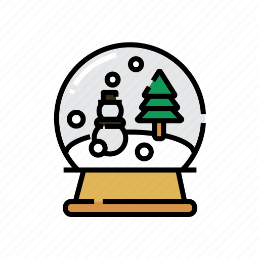 Christmas, collection, decoration, snow, snow ball, snow globe, xmas icon - Download on Iconfinder