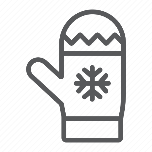 Christmas, glove, holiday, mitten, snowflake, winter, xmas icon - Download on Iconfinder