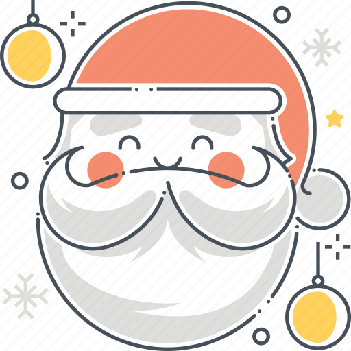 Beard, christmas, claus, festive, new year, santa, seasonal icon - Download on Iconfinder