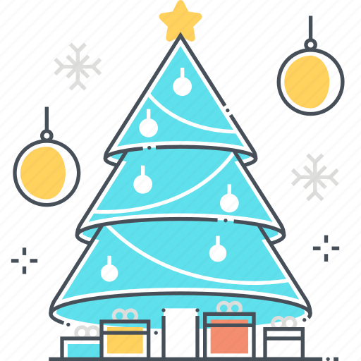 Christmas, decorative, gifts, green, new year, pine tree, plant icon - Download on Iconfinder