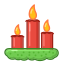 christmas, candles, newyear, winter, candle, light 