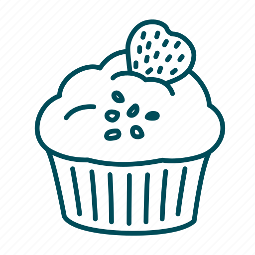 Birthday, cake, celebration, christmas, cupcake, muffin, sweets icon - Download on Iconfinder