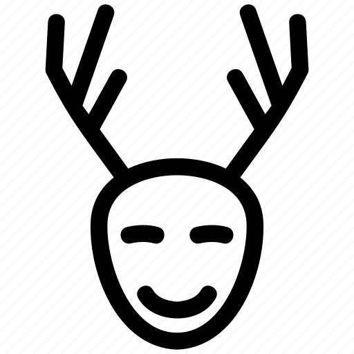 Rudolf, christmas, holiday, deer, winter, reindeer icon - Download on Iconfinder