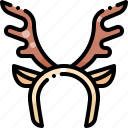 accessories, antler, deer, fashion, headband, reindeer, wear
