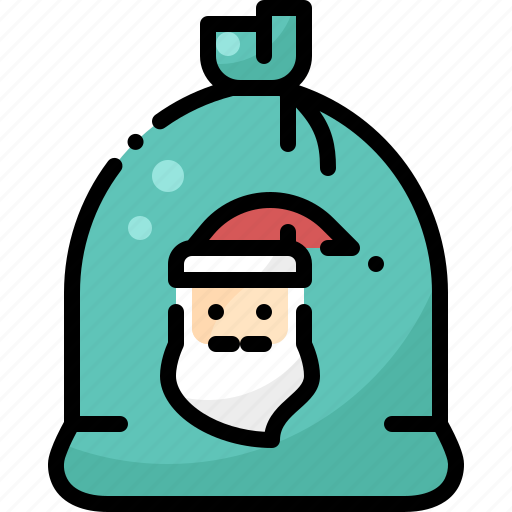 Bag, christmas, claus, face, gift, santa, shopping icon - Download on Iconfinder