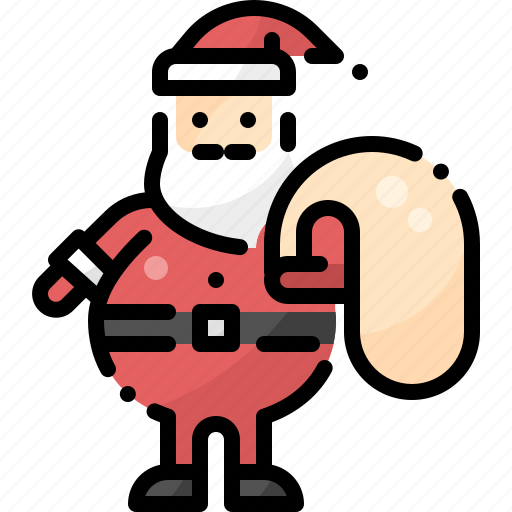 Bag, carry, christmas, claus, santa, winter, xmas icon - Download on Iconfinder
