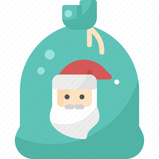 Bag, christmas, claus, face, gift, santa, shopping icon - Download on Iconfinder