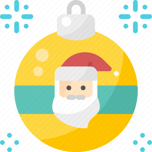 Ball, christmas, claus, decoration, ornament, santa, xmas icon - Download on Iconfinder