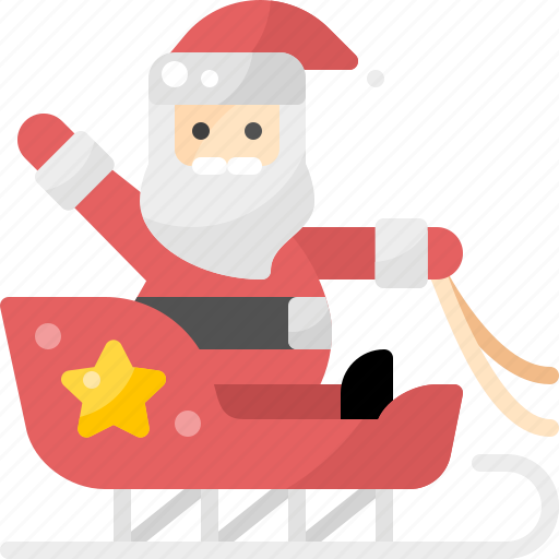 Avatar, christmas, claus, ride, santa, sleigh, xmas icon - Download on Iconfinder