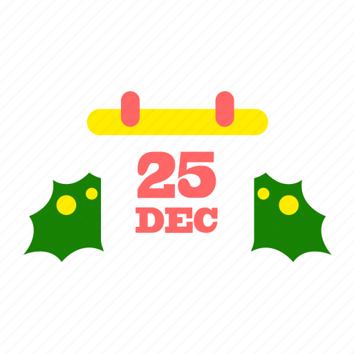 Calender, christmas, date icon, december, event, holiday, new year icon - Download on Iconfinder