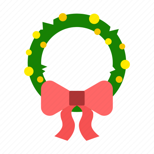 Bow, bowknot, christmas, decoration, holiday, wreath icon - Download on Iconfinder