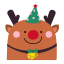 reindeer, christmas, xmas, deer, holiday, decoration, christmas ornament 