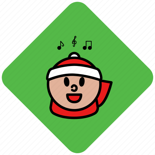 Carol, child, christmas, singer, winter icon - Download on Iconfinder